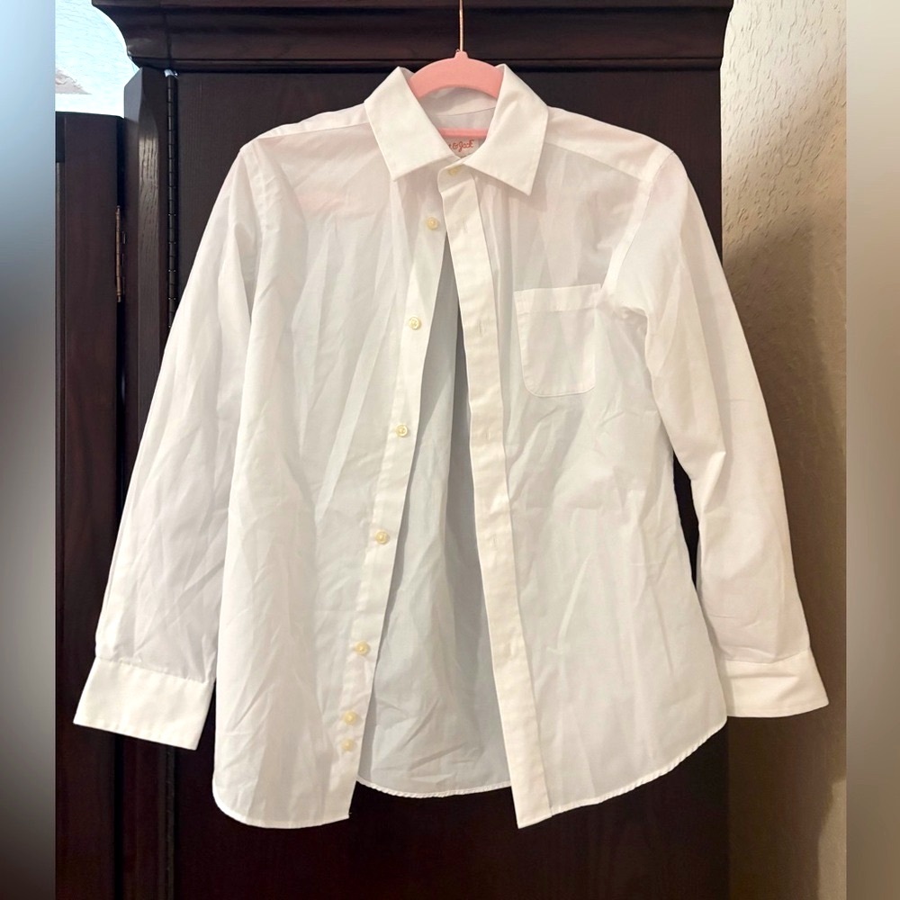 Classic White Men's Shirt